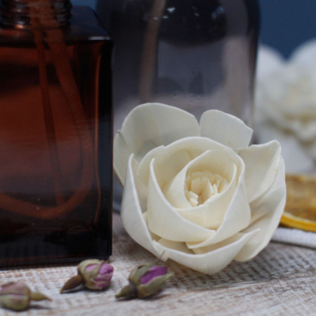 Fleurs naturelles pour diffuseur - Petit lotus sur ficelle