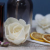 Fleurs naturelles pour diffuseur - Rose sur roseau