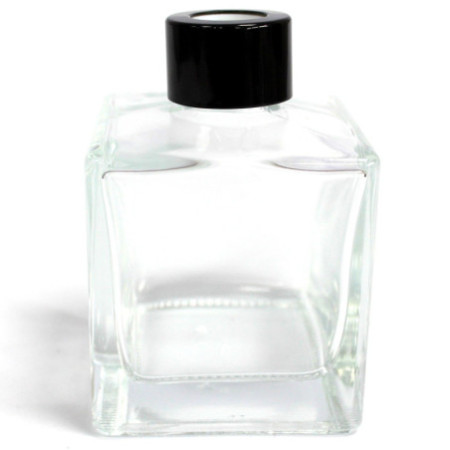 Bouteille carrée et couvercle diffuseur - 200 ml