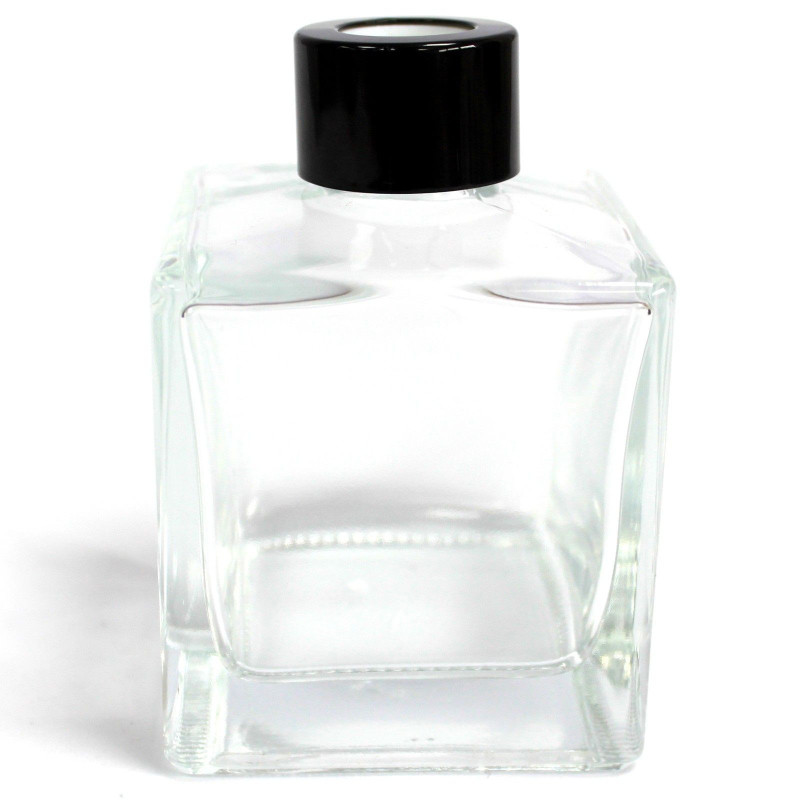 Bouteille carrée et couvercle diffuseur - 200 ml
