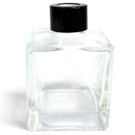 Bouteille carrée et couvercle diffuseur - 200 ml