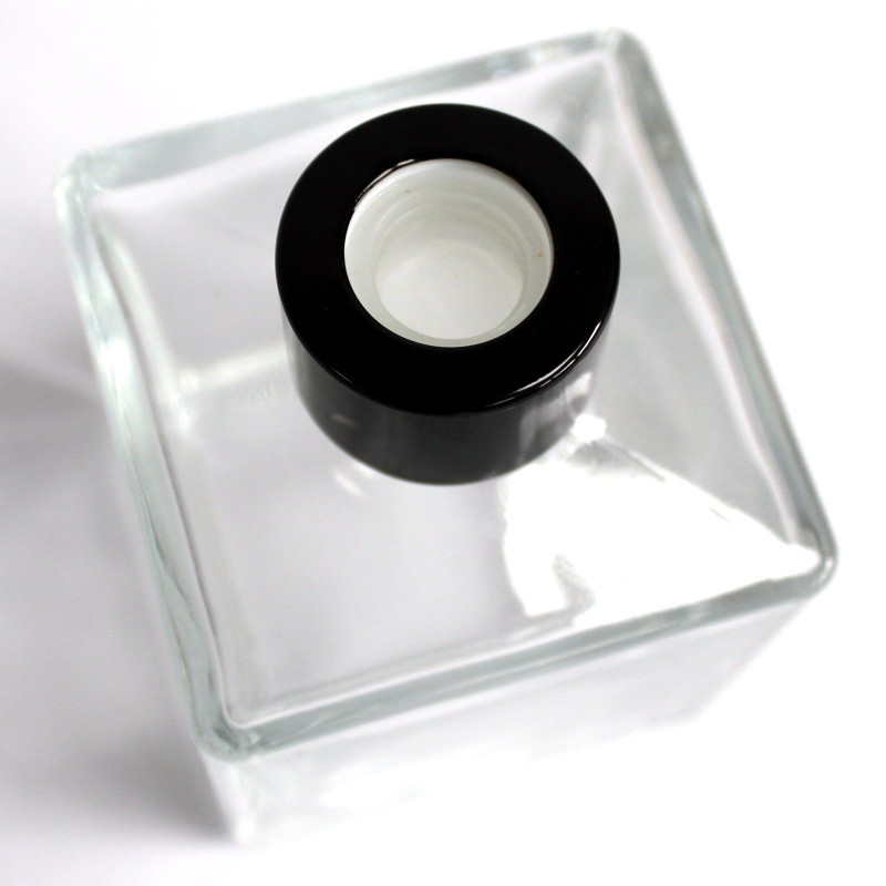 Bouteille carrée et couvercle diffuseur - 200 ml