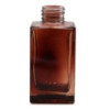 Flacon diffuseur carré à roseaux longs de 100 ml - Ambre