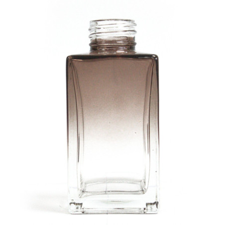 Flacon diffuseur carré à roseaux longs de 100 ml - Charbon