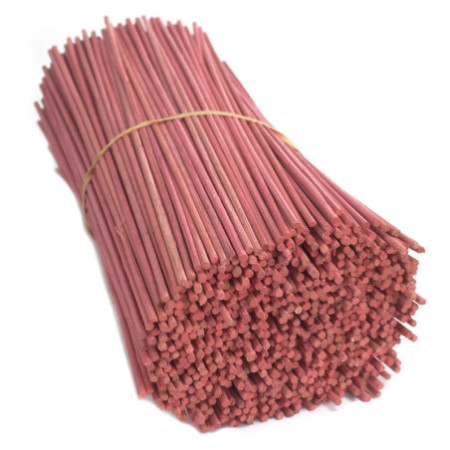 Bâtonnets diffuseurs de parfum roses - 25 cm x 3 mm - 500 g