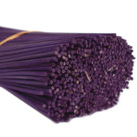 Bâtonnets diffuseurs de parfum violets - 25 cm x 3 mm - 500 g