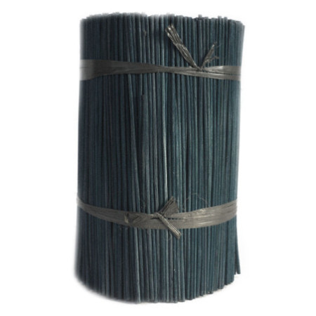 Bâtonnets diffuseurs de parfum verts - 25 cm x 3 mm - 500 g