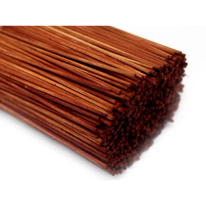 Bâtonnets de diffuseur de parfum brun foncé - 25 cm x 3 mm - 500 g