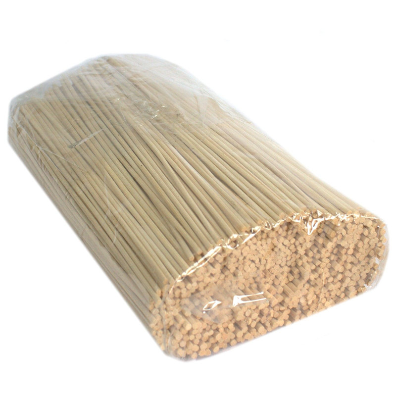 Bâtonnets de diffuseur de parfum naturels - 25 cm x 3 mm - 500 g