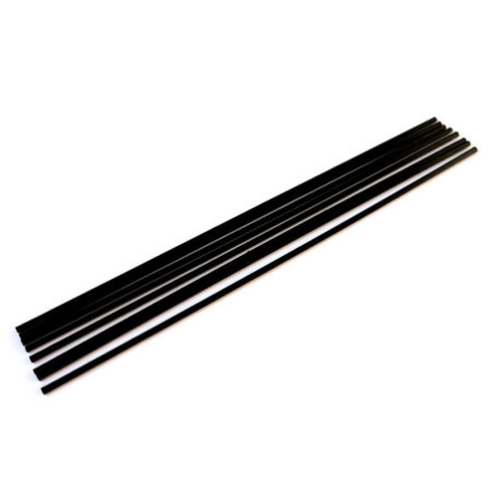 Diffuseur de roseaux en fibre noire 25 cm x 3 mm