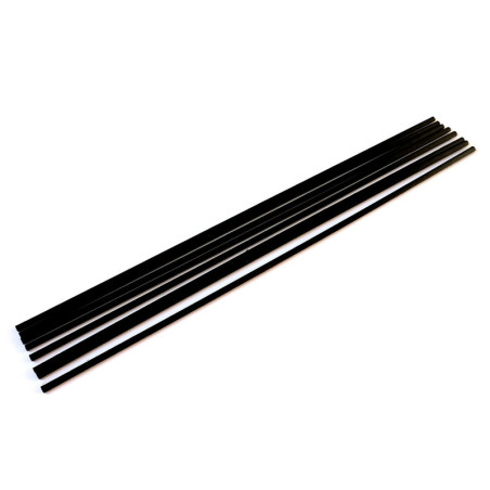 Diffuseur de roseaux en fibre noire 25 cm x 3 mm