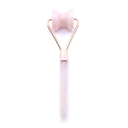 Rouleau de mâchoire en pierres précieuses - Quartz rose