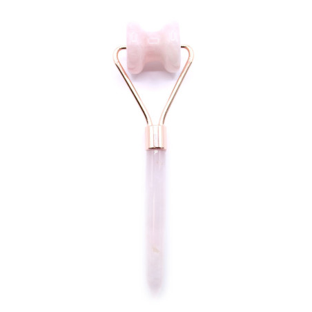 Rouleau de mâchoire en pierres précieuses - Quartz rose