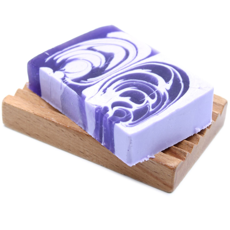 Savon artisanal - Lilas - Tranche 115g environ