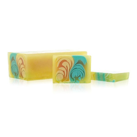Pain de savon artisanal 1,2 kg - Melon