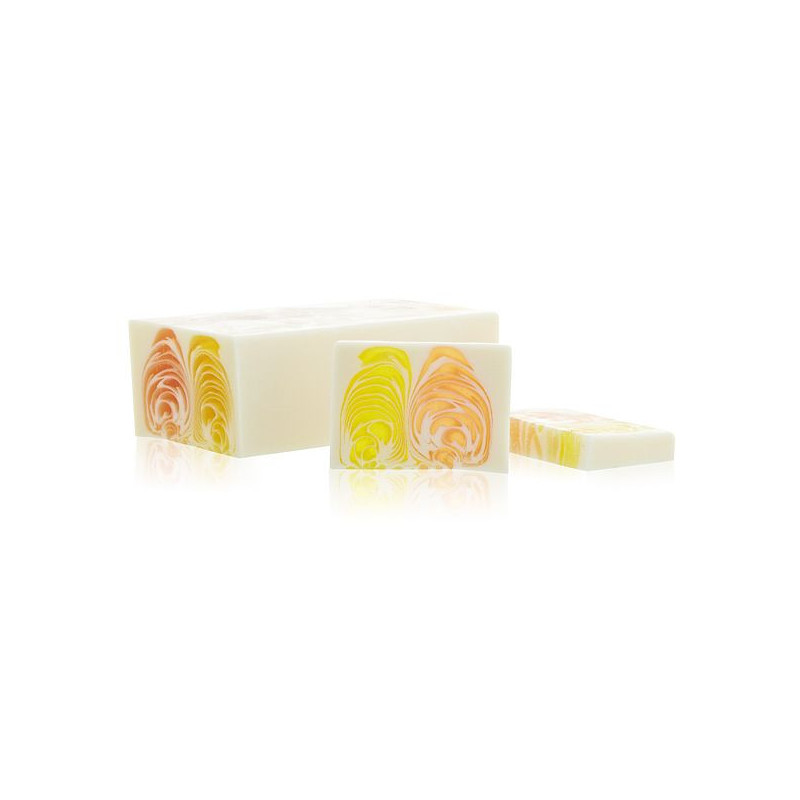 Pain de savon artisanal 1,2 kg - Orange et gingembre