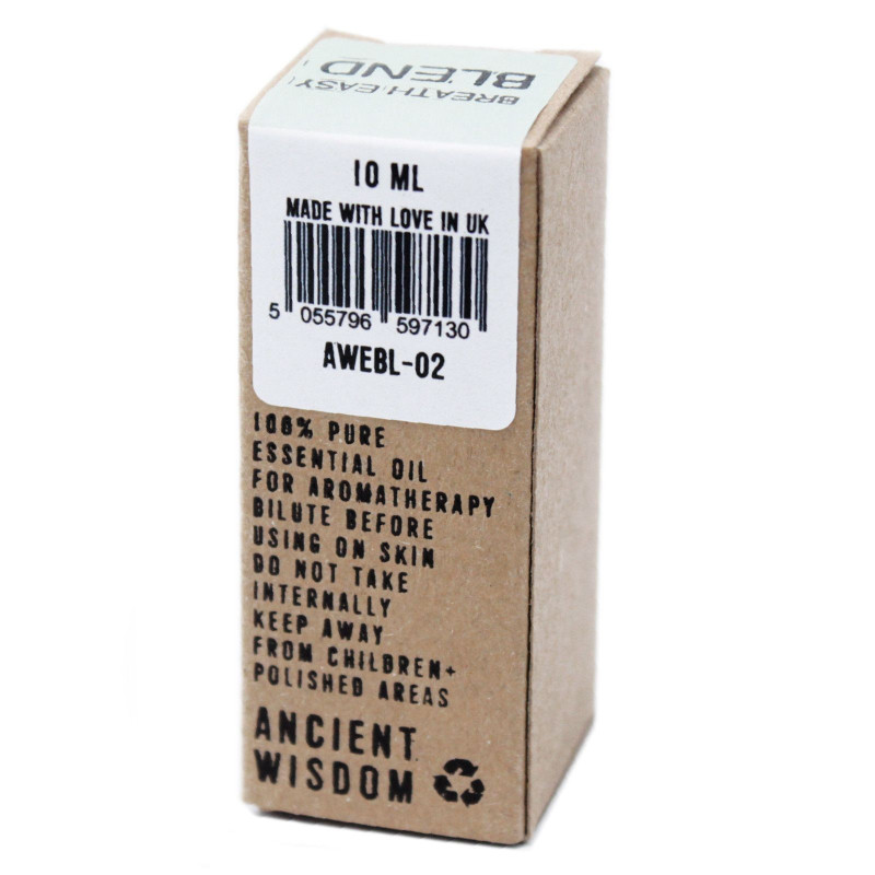 Mélange d'huiles essentielles Breath Easy - En boîte - 10 ml