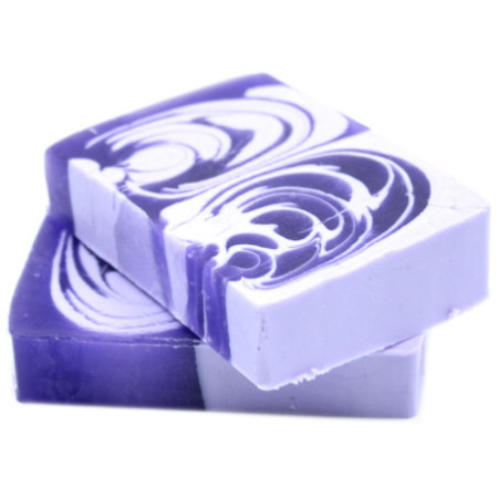 Pain de savon artisanal 1,2 kg - Lilas
