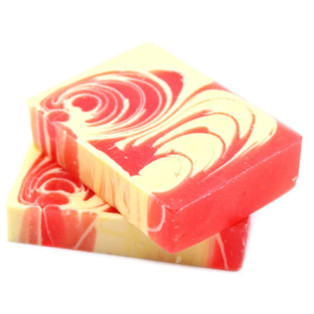 Pain de savon artisanal 1,2 kg - Fraise