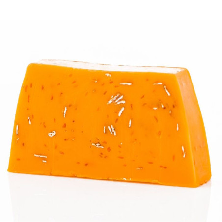 Pain de savon artisanal 1,25 kg - Orange souriante
