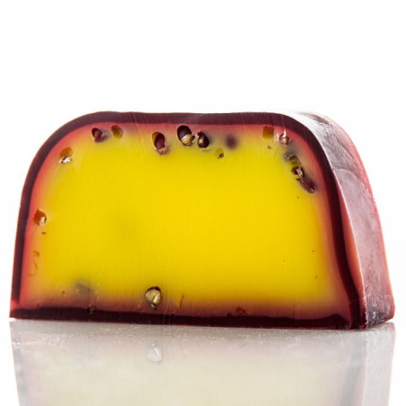 Pain de savon artisanal - Fruit de la passion - Tranche environ 100 g