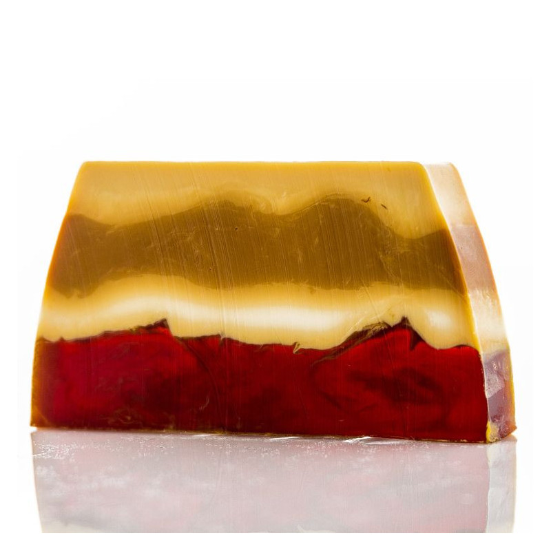 Pain de savon artisanal - Biscuit sucré - Tranche d'environ 100 g