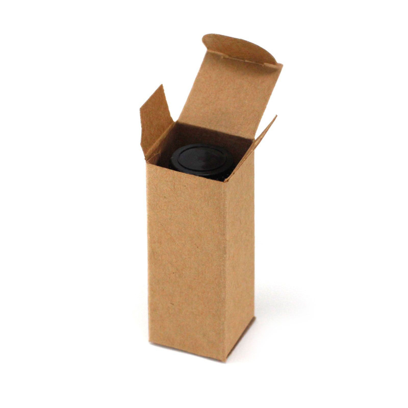 Coffret pour flacon d'huiles essentielles de 10 ml - Marron