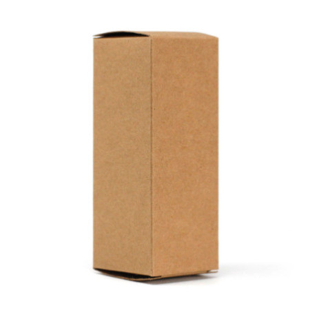 Coffret pour flacon ambré de 50 ml - Marron