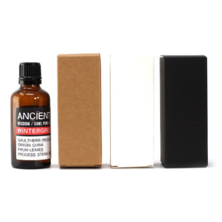 Coffret pour flacon ambré de 50 ml - Marron