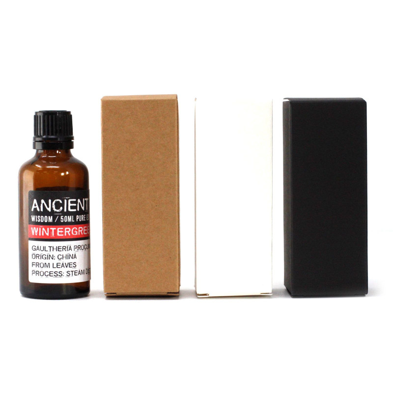 Coffret pour flacon ambré de 50 ml - Marron