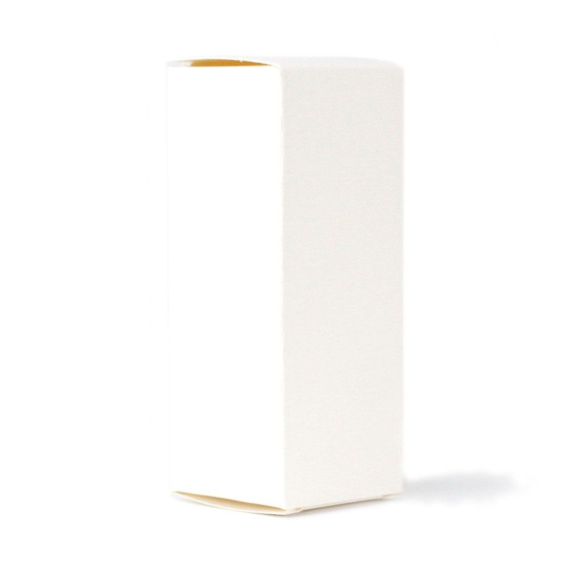 Coffret pour flacon ambré de 50 ml - Blanc