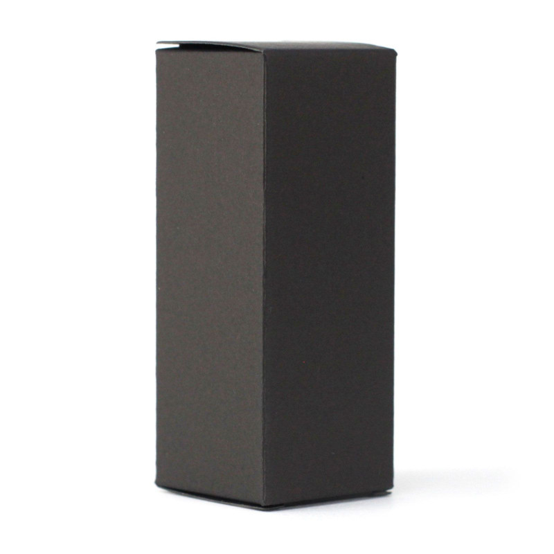 Coffret pour flacon ambré de 50 ml - Noir