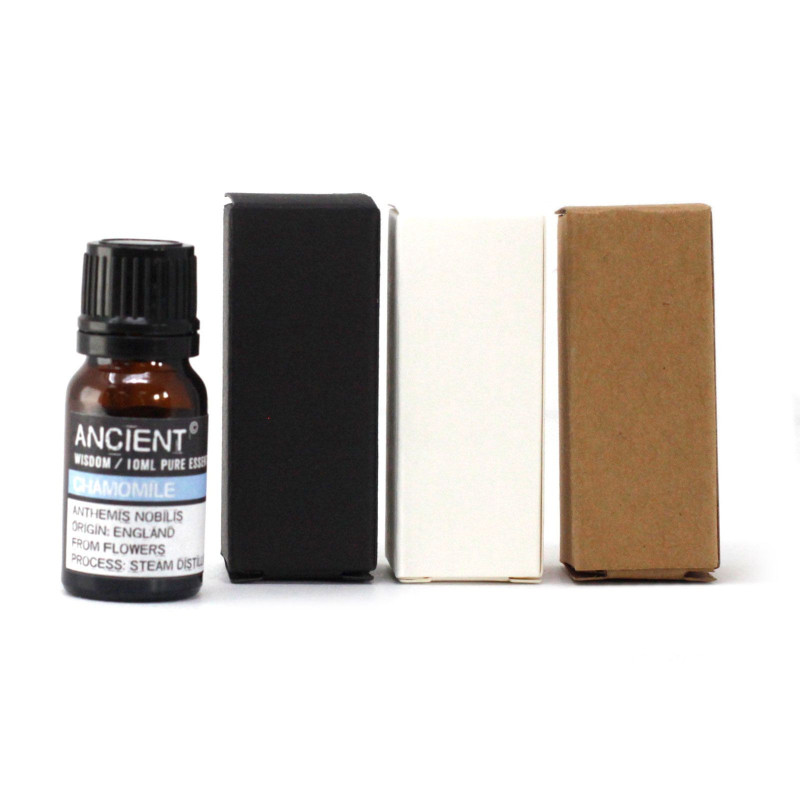 Coffret pour flacon ambré de 50 ml - Noir