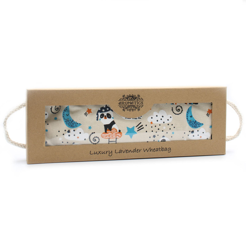 Sac de blé lavande de luxe dans un coffret cadeau - Sleepy Panda