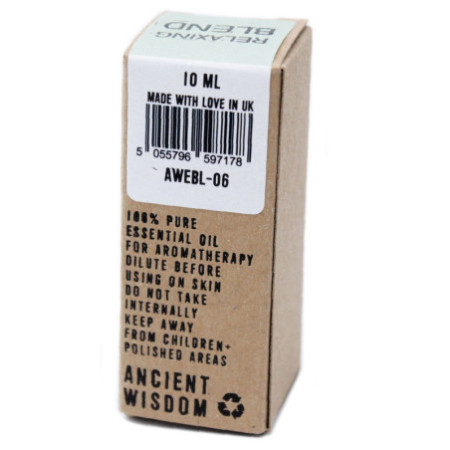 Mélange d'huiles essentielles relaxantes - En boîte - 10 ml