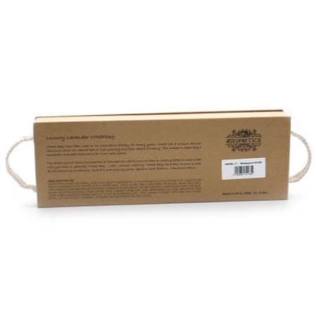 Sac de blé lavande de luxe dans un coffret cadeau - Girafe de Madagascar