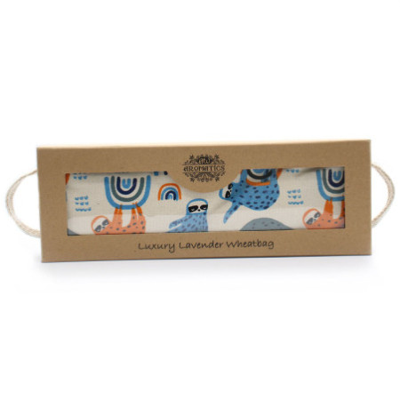 Sac de blé lavande de luxe dans un coffret cadeau - Lazy Sloth
