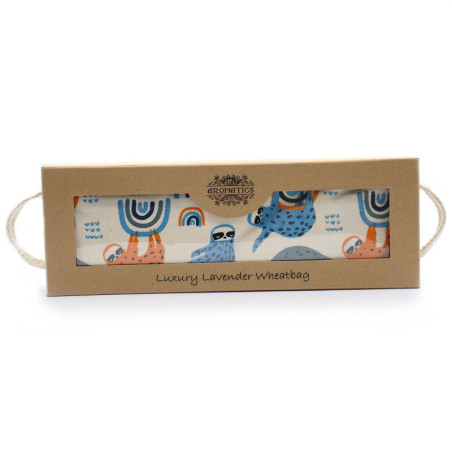 Sac de blé lavande de luxe dans un coffret cadeau - Lazy Sloth