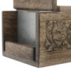 Coupe-savon en bois de manguier de style antique