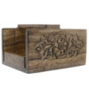 Coupe-savon en bois de manguier sculpté