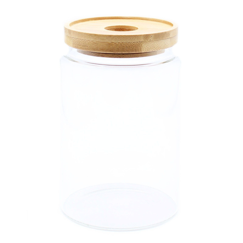 Bocal en verre Cottage Bamboo - 15 cm
