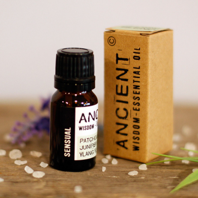 Mélange d'huiles essentielles sensuelles - En boîte - 10 ml