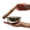 Bol chantant moyen en laiton - 12 cm