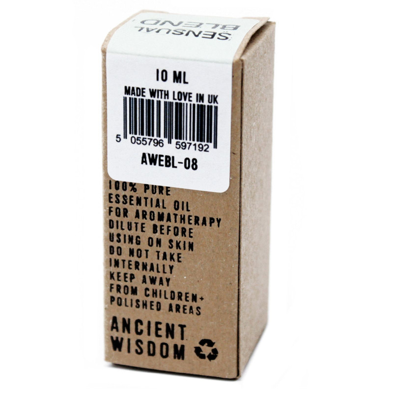 Mélange d'huiles essentielles sensuelles - En boîte - 10 ml