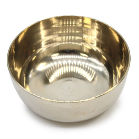 Grand bol chantant en laiton - 17 cm