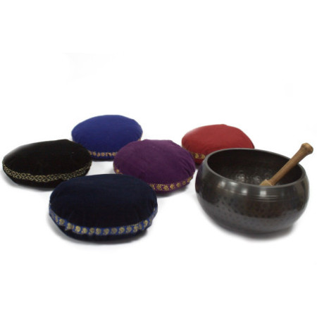 Coussin en velours pour bol chantant - 16 cm