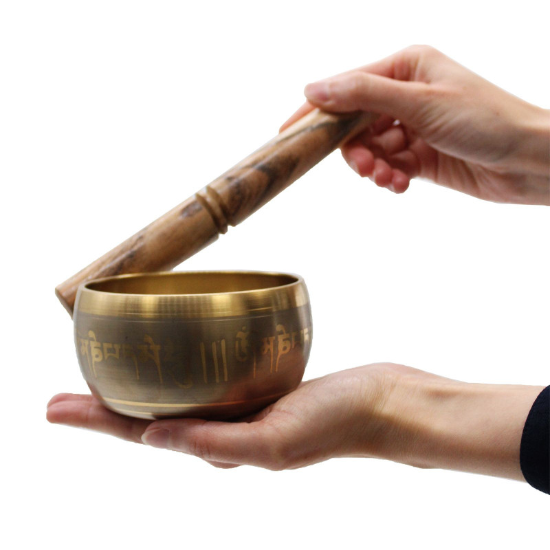 Grand bol chantant des cinq Bouddhas