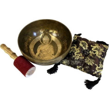 Bouddha en laiton doré - Ensemble spécial S'Bowl