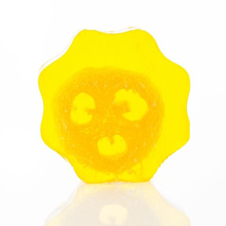 Pain de savon luffa 1,8 kg - Pamplemousse
