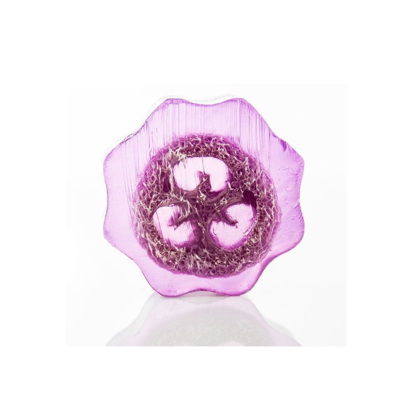 Pain de savon luffa 1,8 kg - Lavande